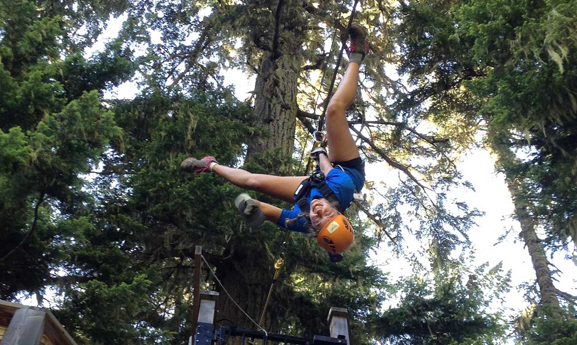 Ziplining Whistler